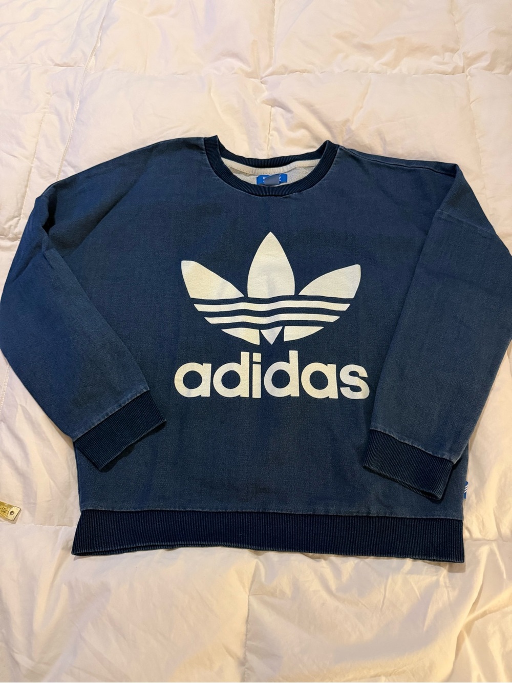 adidas originals Indigo-dyed Sweatshirt